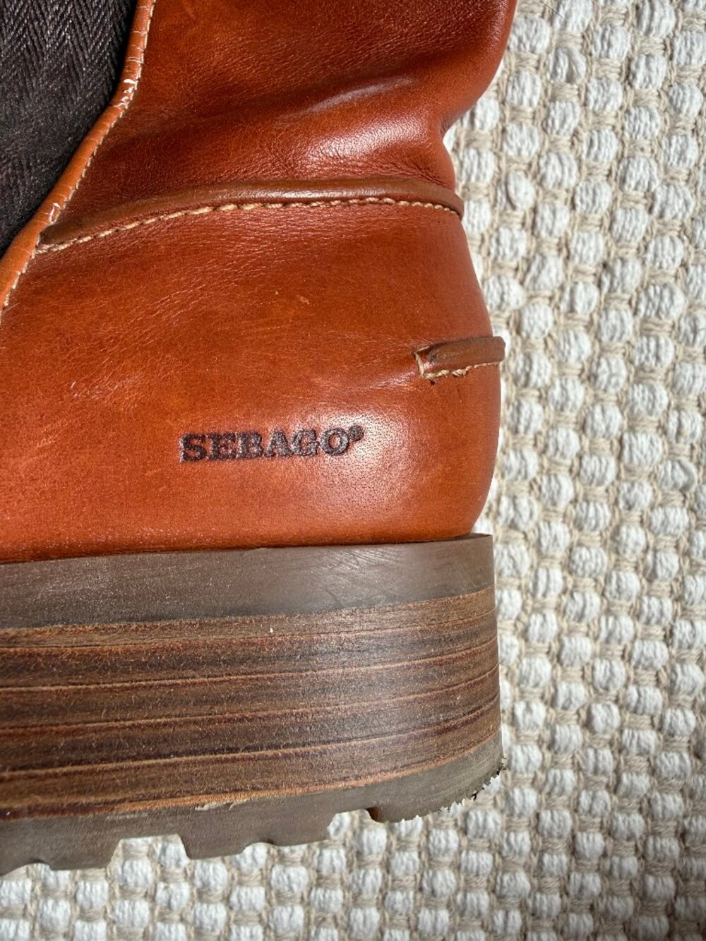 Sebago | Saranac Tall Waterproof Leather Boots | Size 8 - Picture 2 of 14